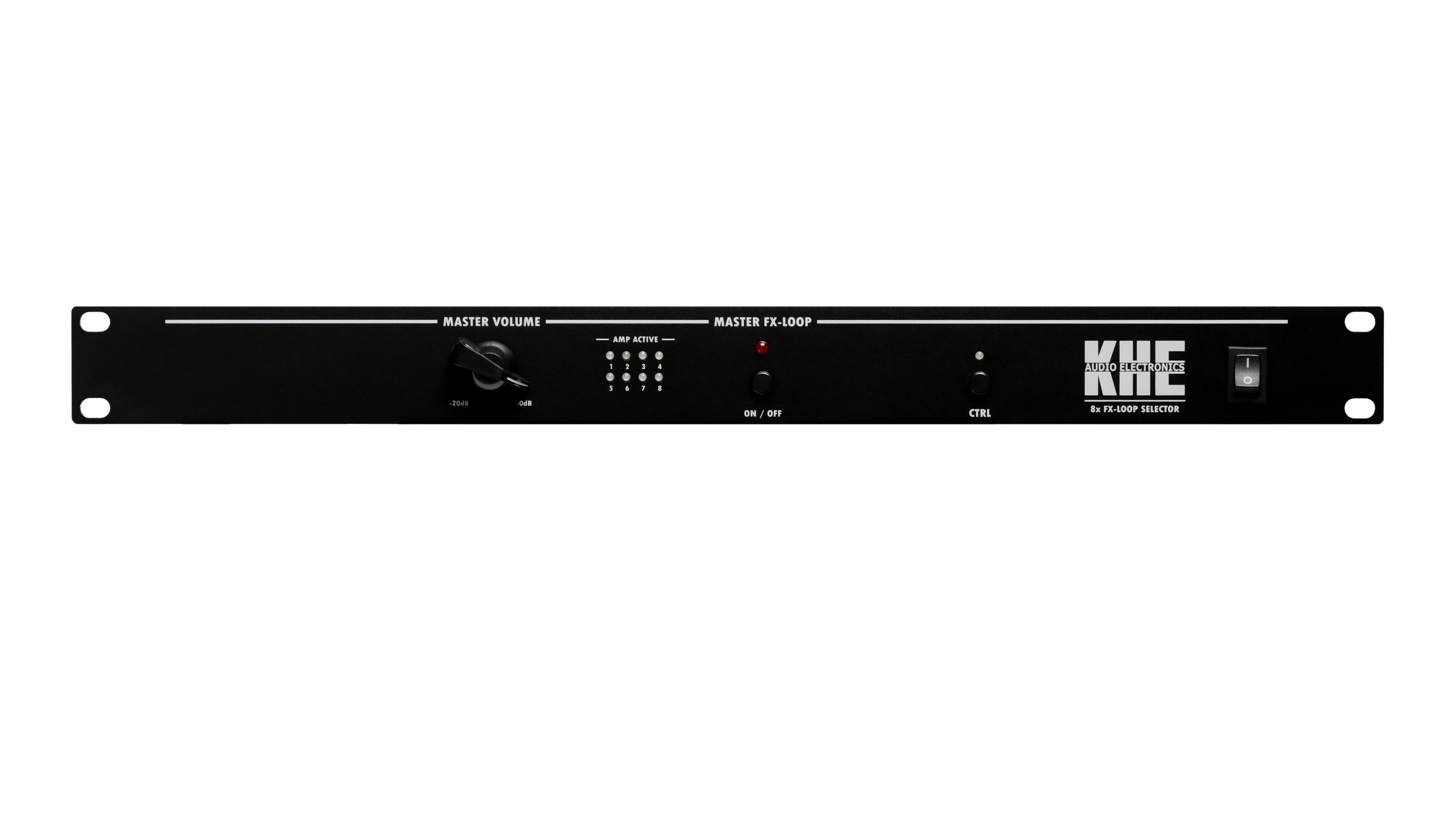 KHE AFX8-MV Fx-Loop Switcher with Master-Volume — KHE Audio | Amp